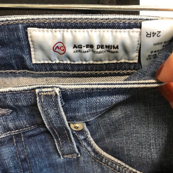 AG Farrah High Rise Skinny Frayed Ankle - Picture 5 of 6